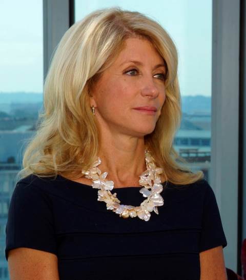 Candidate for Texas Governor, State Sen. Wendy Davis (D) Photo: Wikipedia