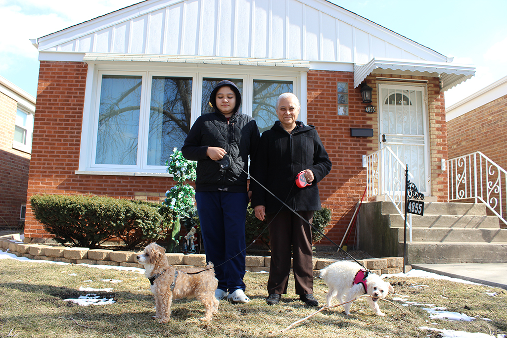 After a long journey, Saul, his wife, and son, (and two dogs) are proud to call this house their new home.