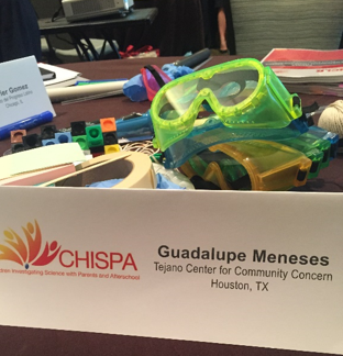 A look at the supplies used by the CHISPA 2.0 educators .