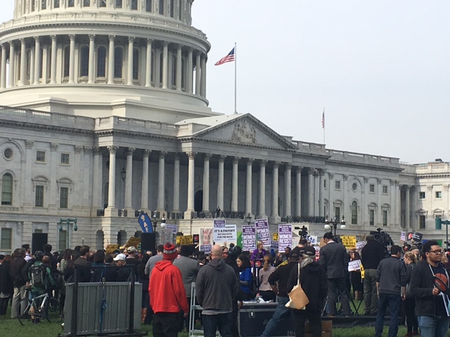 Rally against the GOP tax plan.