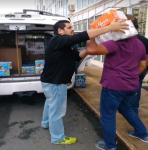 OSCC staff transport food supplies to communities in need after Hurricane Maria. | Juvenile justice