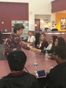Janet Murguía meets with students in Arizona. | Latino youth | Arizona