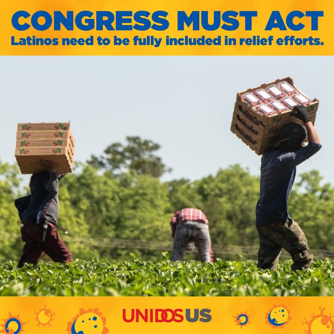 UnidosUS Letter to Congress: The time is now to include everyone in pandemic and economic relief