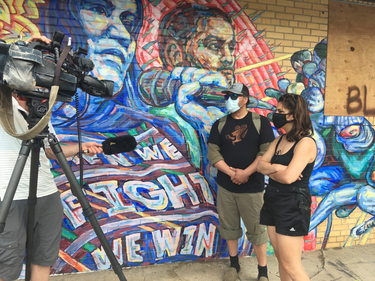 Fighting Against Racism The Story Behind George Floyds Mural In