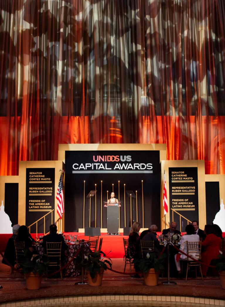 2022 UnidosUS Capital Awards Staging