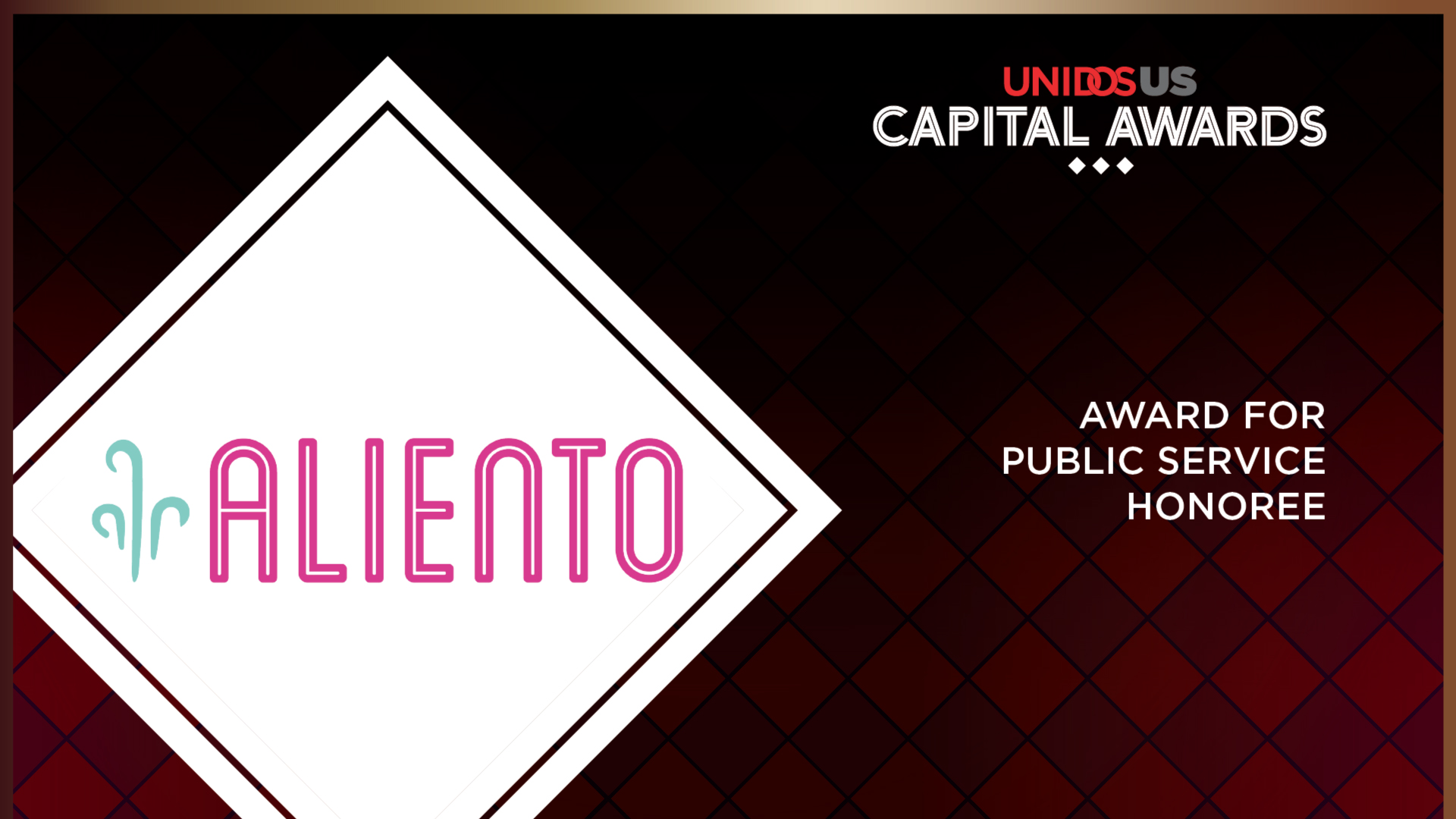2023 UnidosUS Capital Award for Public Service: Aliento