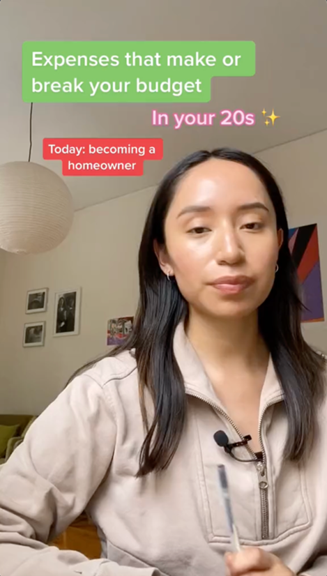 Maria, this time on TikTok. She covers the essential steps you need to take when purchasing your first home.