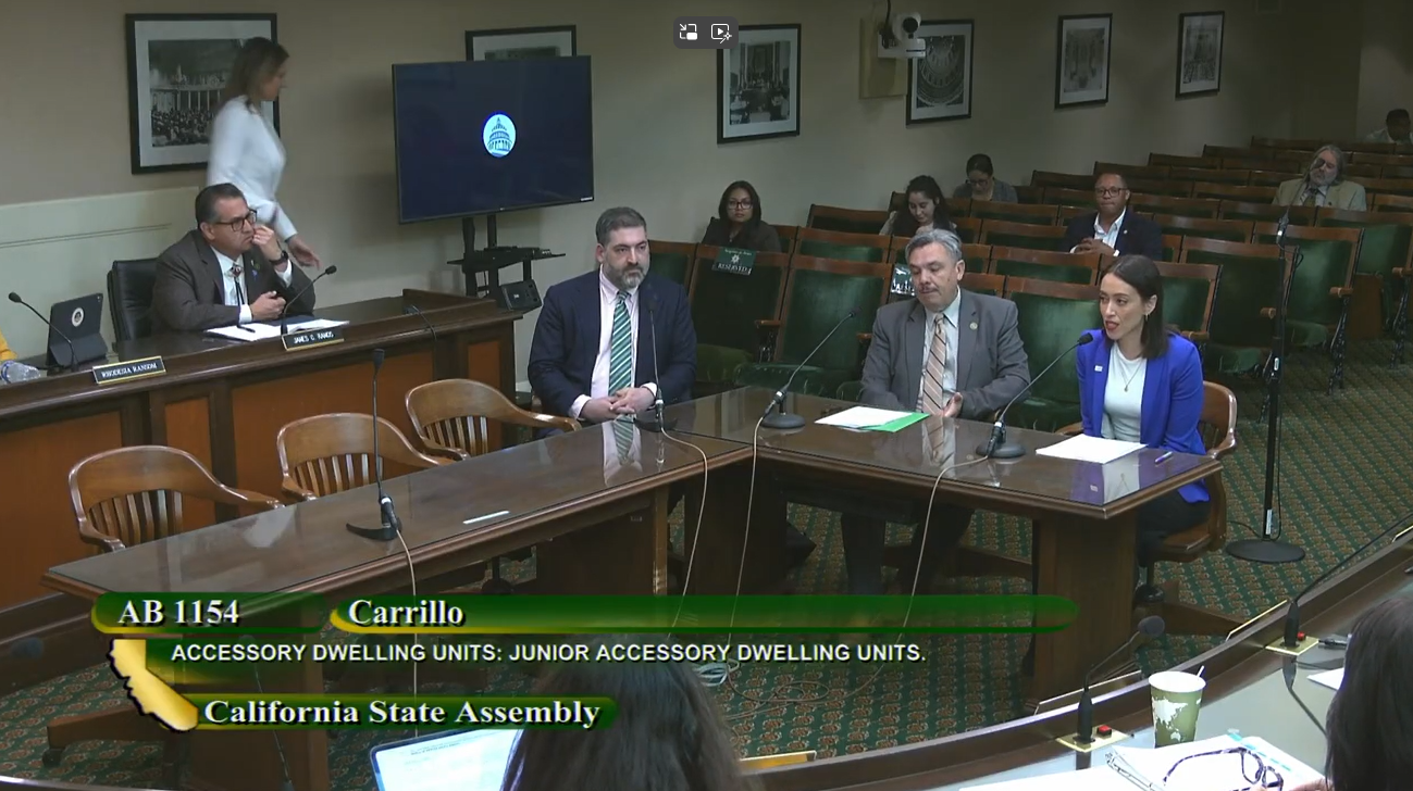 UnidosUS California state director Esmeralda López testifies before California State Assembly on AB 1154 on April 9, 2025.